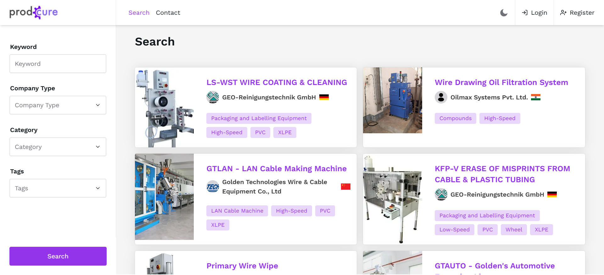 Search Page
