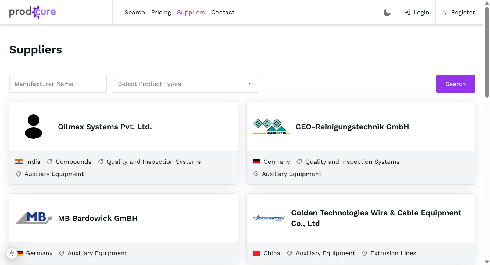 Search Page